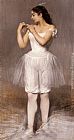 Pierre Carrier-belleuse Famous Paintings - The Ballerina
